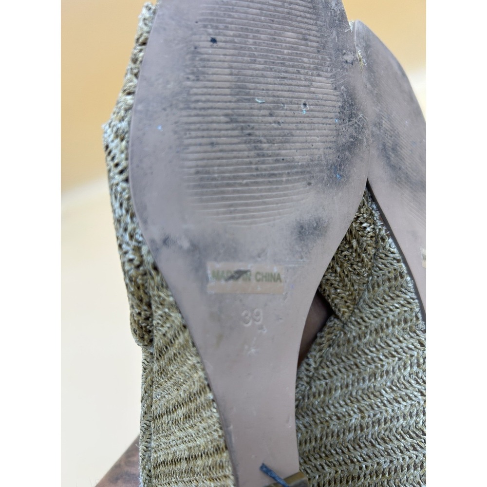 Silent D Katia Wedge Sandals Natural Raffia Women's EU 39 US 8.5 Anthropologie - Picture 7 of 7